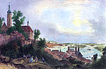 منظر تصوري لبودابست عام 1840