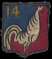 Insigne du CJF 14 (1er modèle).