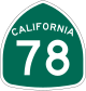 Image illustrative de l’article California State Route 78