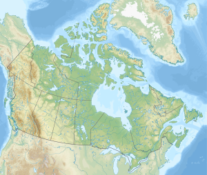 Veliko medvjeđe jezero na zemljovidu Kanade