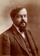 Portrait de Claude Debussy.