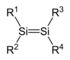 Structure générale d'un disilène