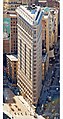 Flatiron building of New York City