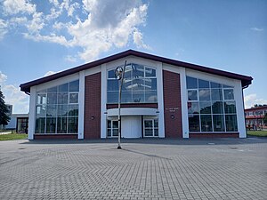 Die Brandenburg-Halle in Frankfurt (Oder)