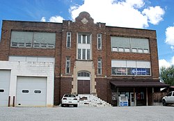 Former Wheeling Township School in Fairpoint, now a grocery store