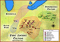 Geographic extent of the en:Fort Ancient culture, the en:Monongahela culture and the en:Oliver Phase