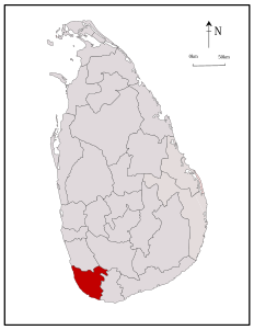 Distretto di Galle – Localizzazione