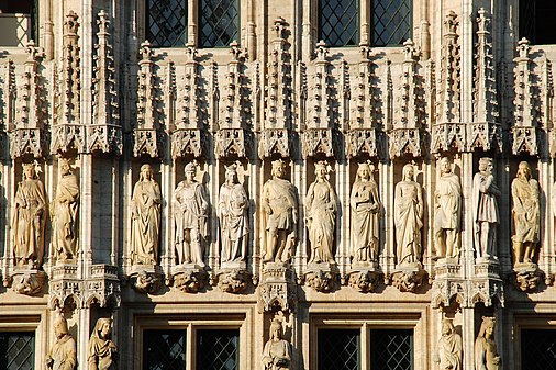 Statues des ducs et duchesses de Brabant.