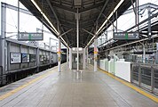 新幹線1番線・2番線ホーム（2021年10月）