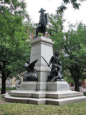 Statue of Tadeusz Kościuszko in 2008