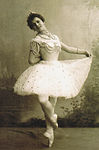 Legnani as the White Pearl in La Perle, a ballet created for the coronation of Nicholas II. Moscow, 1896.