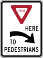 R1-5aR Yield here to pedestrians (right) (2003-2023)