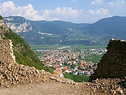 Mezzocorona from Castel San Gottardo