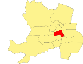 Location of the ward