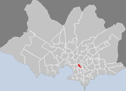Location of La Figurita in Montevideo