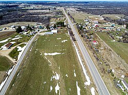 US-61 goes through town