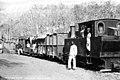 Old image of a train hauled by the Steam Locomotives