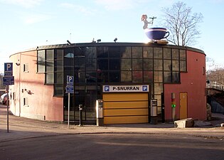 Rörstrandsgatan 41, P-snurran, byggd 2003, upphov Arken Arkitekter.