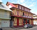 Maison créole réhabilitée.