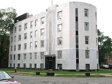 Apartment Building at Whitmore and Manderson