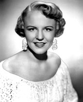 Black-and-white image of Peggy Lee.