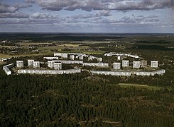 Zone de Pihlajamäki en 1964.