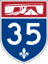 Autoroute 35 marker