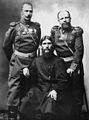 Grigory Rasputin, Major-General Putyatin and Colonel Lotman, 1904
