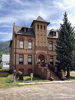 Rico Town Hall, listed on the National Register of Historic Places