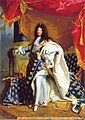 Portrait de Louis XIV en costume de sacre, par Hyacinthe Rigaud