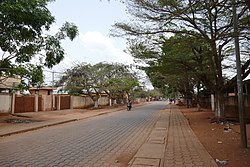 A street in Abomey in 2017