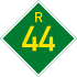Provincial route R44 shield