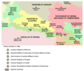 Map of the Slavonian Military Frontier in 1849