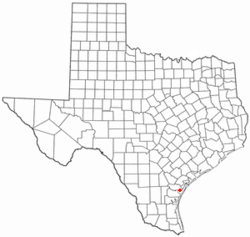 Location of Portland, Texas