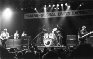 The Jam performing live in Newcastle upon Tyne during their Trans-global Unity tour, 1982[1]