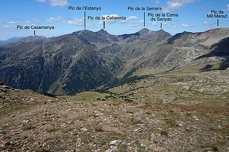 Vue de la vallée de Ransol.