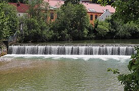 Voglsang-Wehr (Blick vom Waffenfabrikssteg)