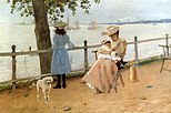 Afternoon by the Sea (Gravesend Bay), c. 1888