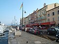Harbour promenade with cafes