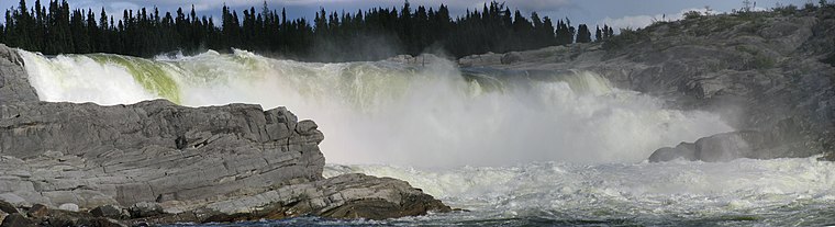 Chute du Calcaire, rivière Caniapiscau