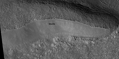 Mantle, as seen by HiRISE under HiWish program