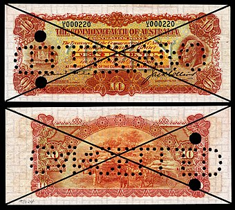 Banknotes of the Australian pound