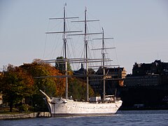 af Chapman seen from Blasieholmen