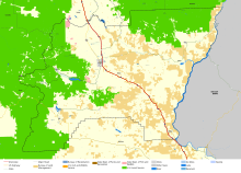 Map of Baker County