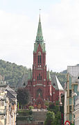 Johanneskirken, Gothic Revival, brick (1894)