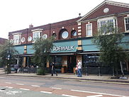 The outside of Sidewalk in the Birmingham Gay Village