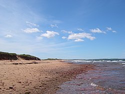 Cavendish Beach in Prince Edward Island National Park
