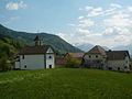 La chiesa di San Lorenzo e casa Tavosco Fedele(in Fedêl)