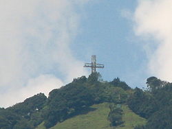 Alajuelita Cross, was illuminated and visible from most of the Central Valley