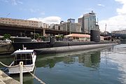 Espaço Cultural da Marinha, Rio de Janeiro: submarino-museu Riachuelo.